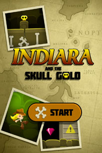 Indiara and the skull Gold