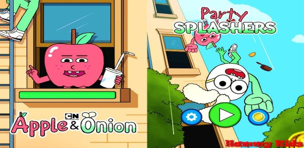 Apple and Onion party splashers
