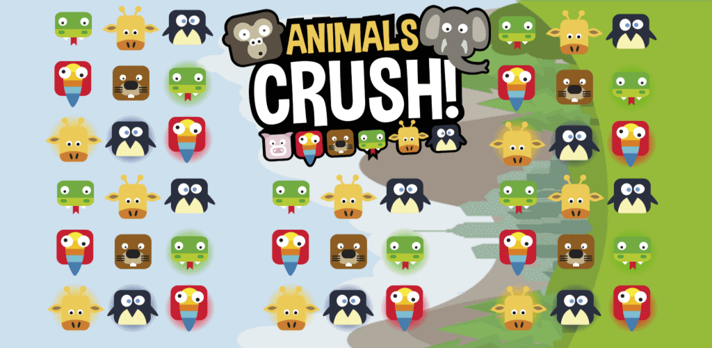 Animals crush match 3