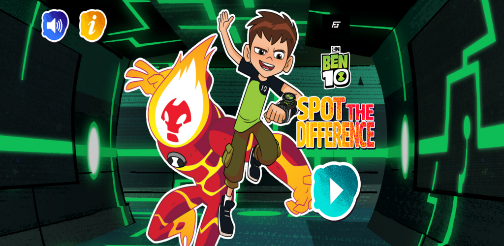 Ben 10 Spot the difference