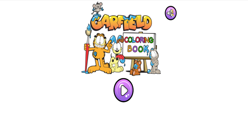 Garfield Coloring book