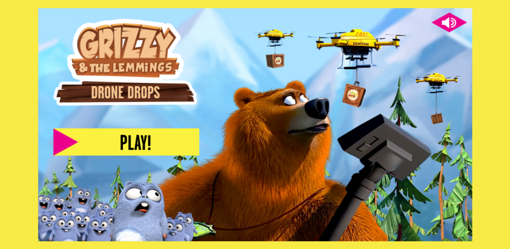 Grizzy And The Lemmings Drone Drops